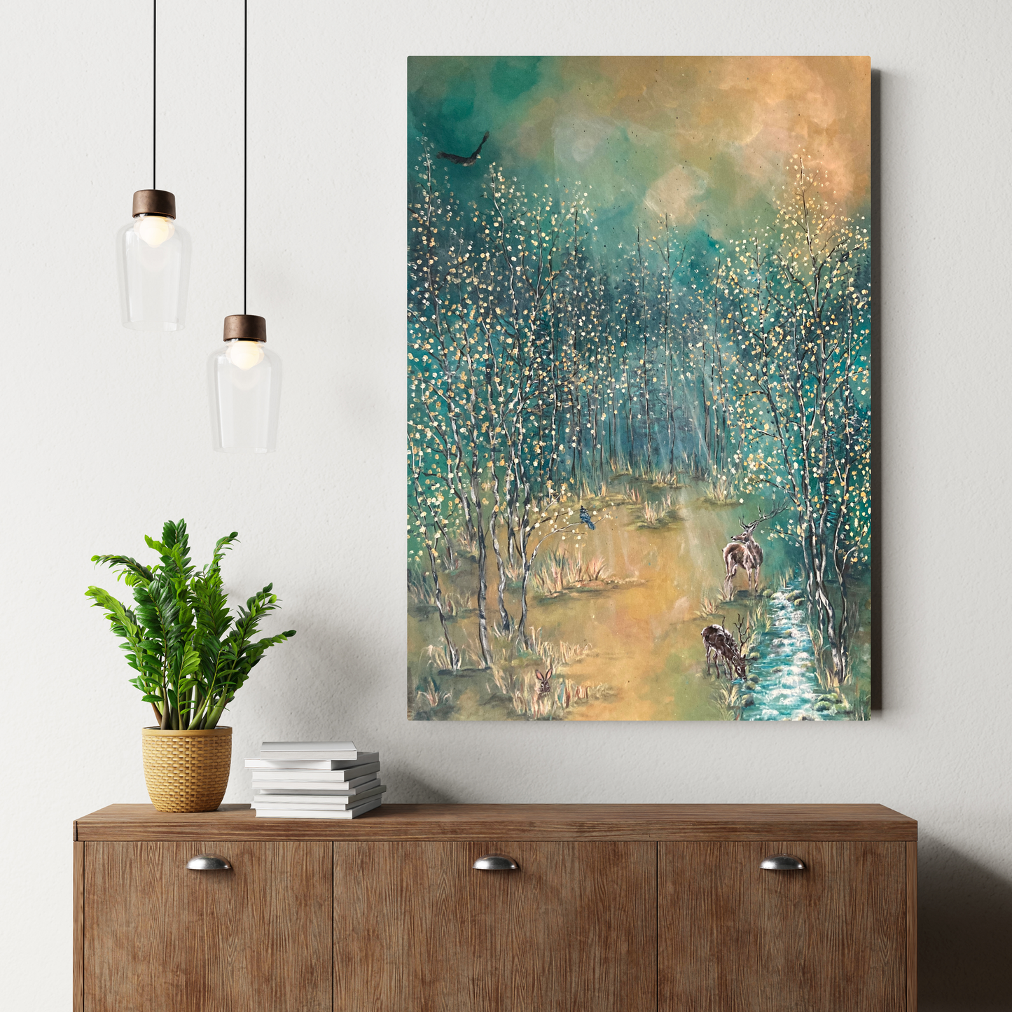 "Autumn's Magic" - Original acrylic on canvas 24 x 36