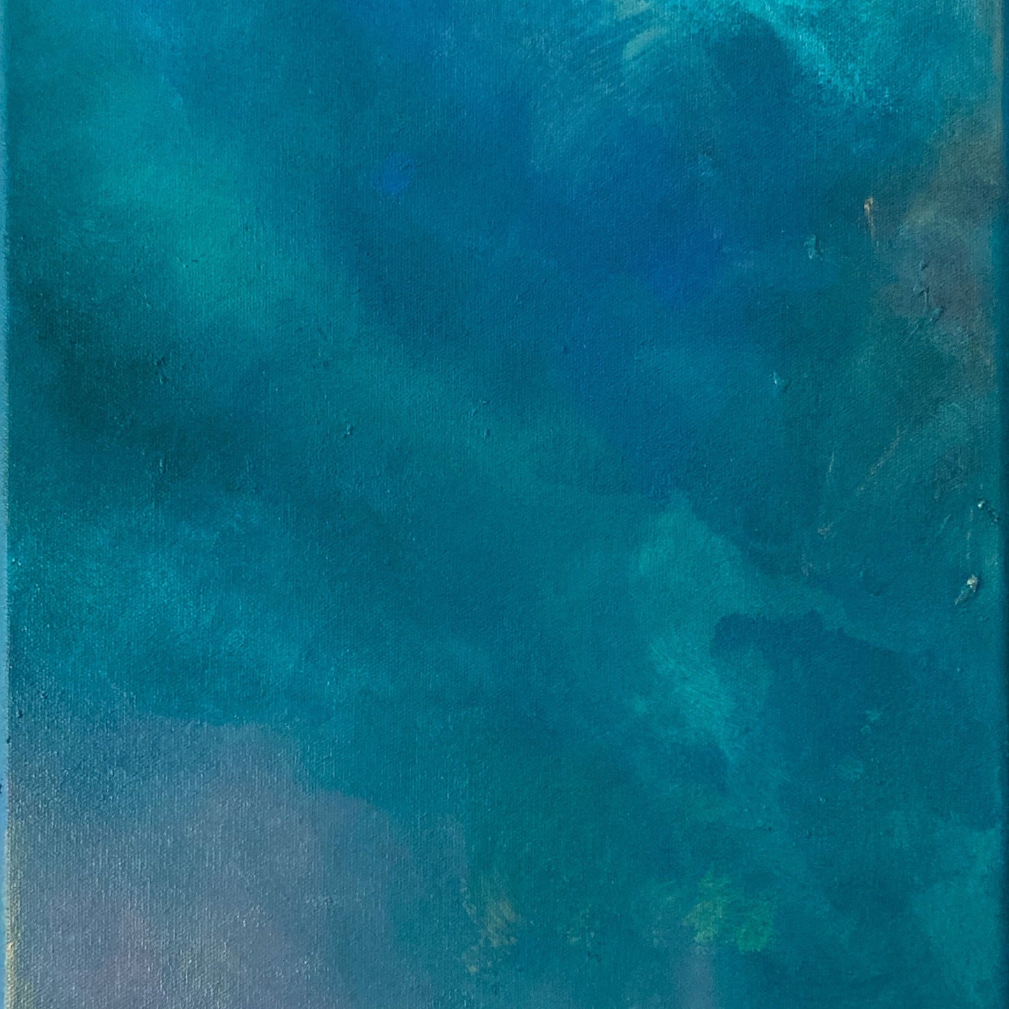 "A Force, Endless and Unrelenting" Quadriptych - Original acrylic on four canvas panels