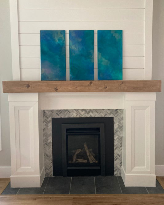 "A Force, Endless and Unrelenting" Triptych - Fine Art Giclee Canvas Prints - Pre-Order