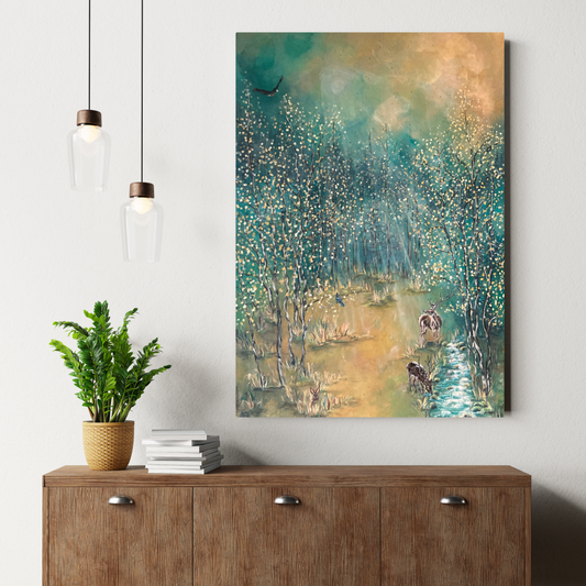 "Autumn's Magic" - Original acrylic on canvas 24 x 36