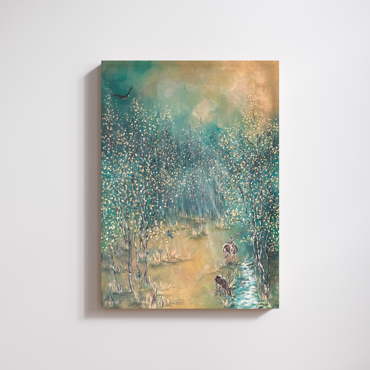 "Autumn's Magic" - Original acrylic on canvas 24 x 36