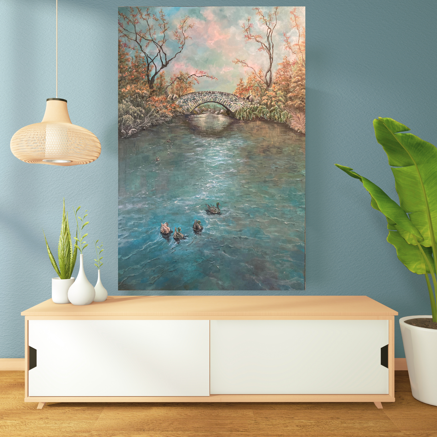 "Autumn's Glow" Gapstow Bridge Central Park - LIMITED EDITION Fine Art Giclée Canvas Print