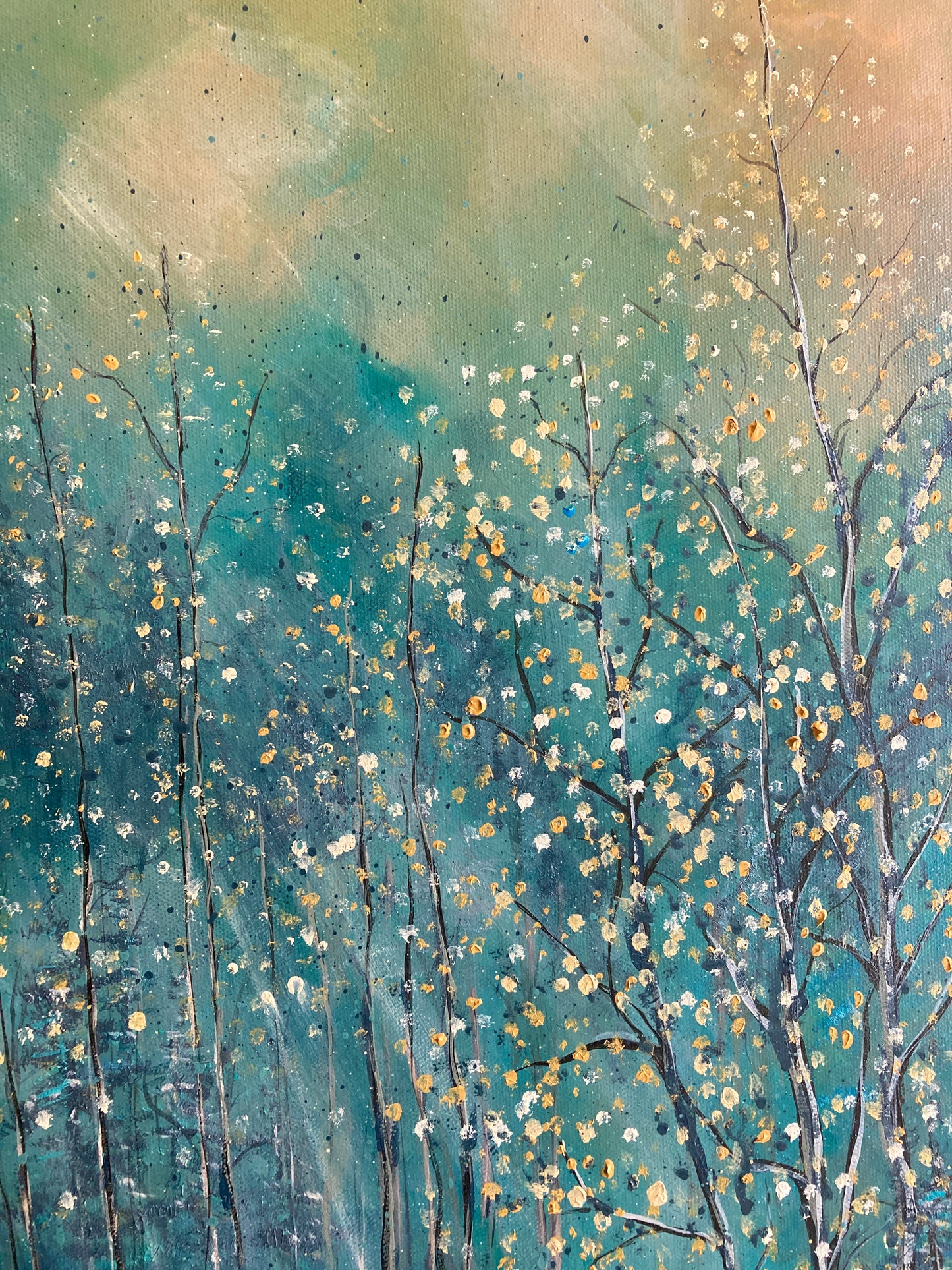 "Autumn's Magic" - Original acrylic on canvas 24 x 36