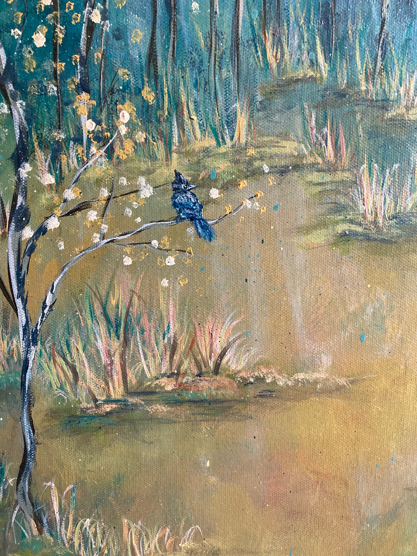 "Autumn's Magic" - Original acrylic on canvas 24 x 36