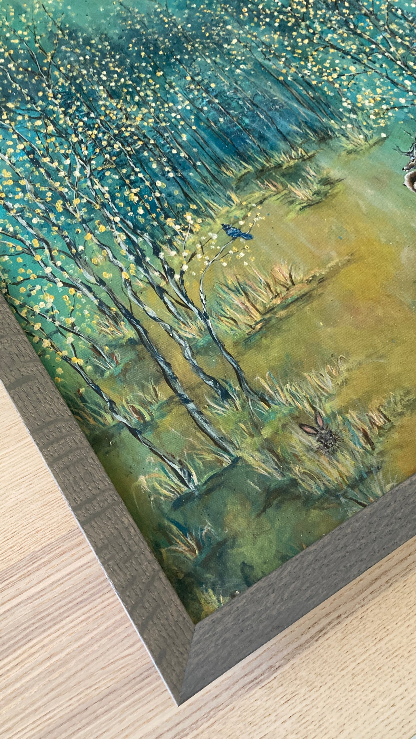 "Autumn's Magic" Aspen Meadow and Friends - LIMITED EDITION Fine Art Giclée Canvas Print