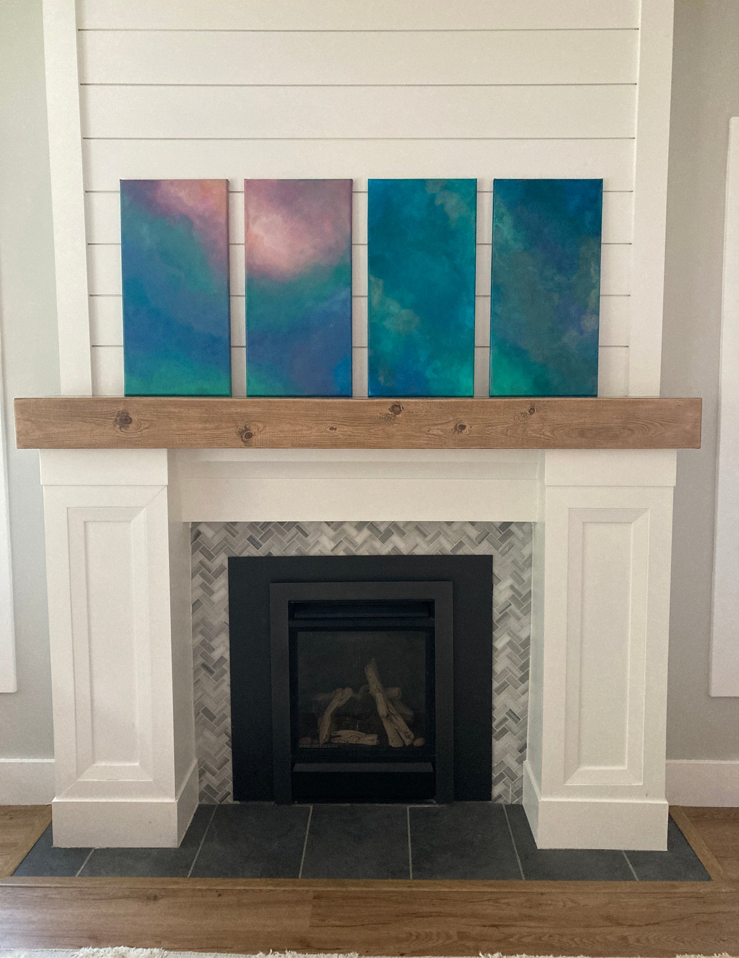 "A Dancing, Sentimental Aurora" - LIMITED EDITION - Fine Art giclée Canvas Prints - Pre-Order